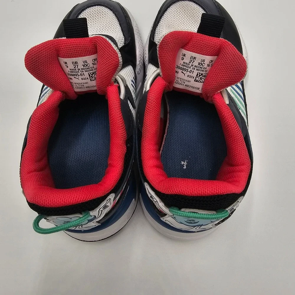 Puma RS-X Kids Shoes Multicolored‎ Cloud Graphic Lace Up Sneakers Size 10C